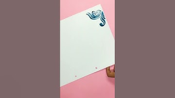 New Design for 2024/Boder and corner design for students project and practical khata design/#design.