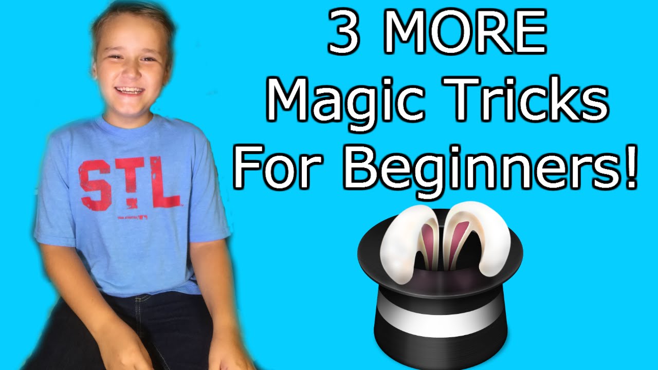 3 MORE Magic Tricks For Beginners! - YouTube