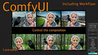 ComfyUI  photoshop img2img composition workflow  comfyui stablediffusion controlnet photoshop