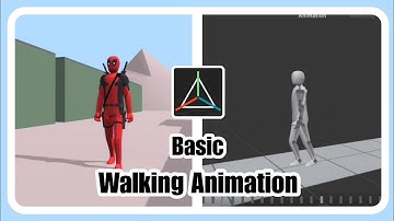 Basic walking animation tutorial for prisma 3d ..