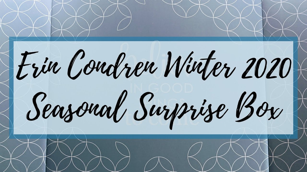 Erin Condren Winter Seasonal Surprise Box 2020