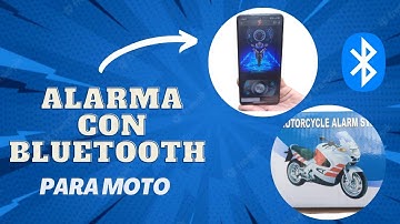 Alarma con bluetooth como programar aplicación del celular