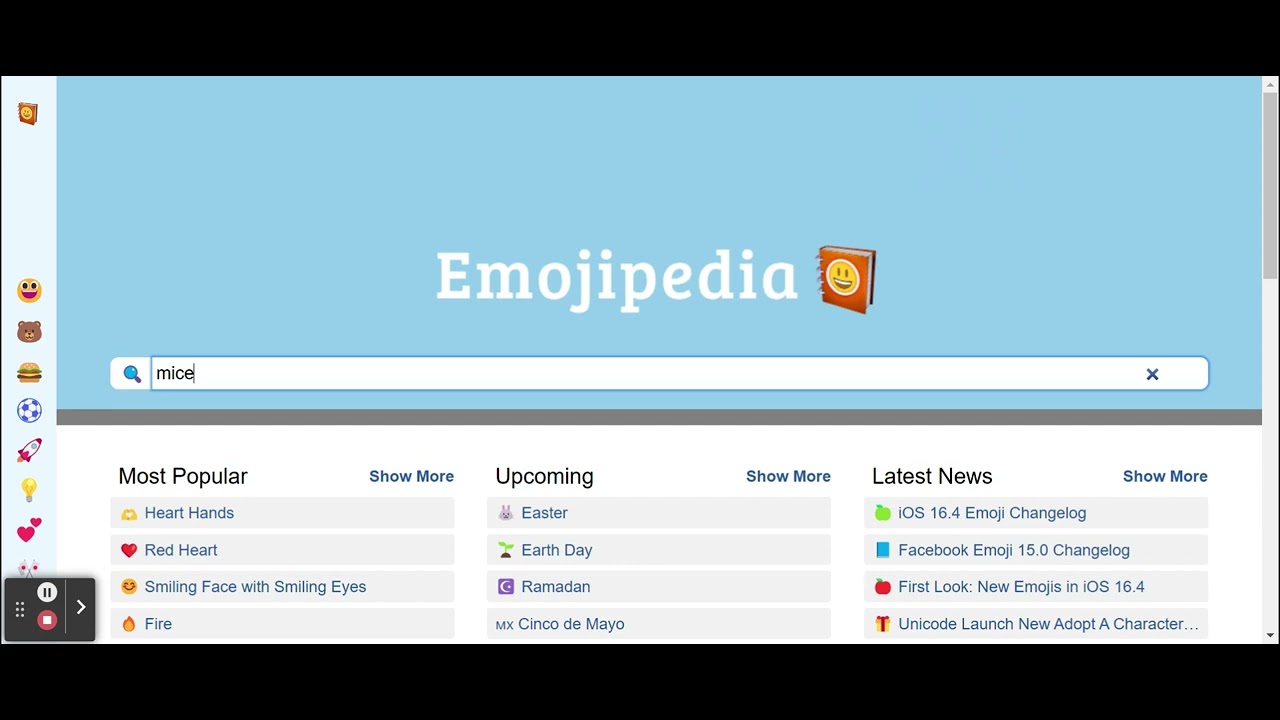 📙 Emojipedia — 😃 Home of Emoji Meanings 💁👌🎍😍 YouTube