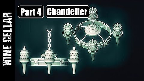 BLENDER: WINE CELLAR (PART 4: CHANDELIER MODELING)