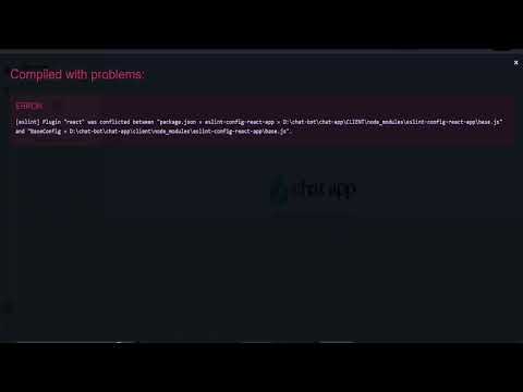 ERROR [eslint] Plugin “react” was conflicted between “package.json » eslint-config-react-app »