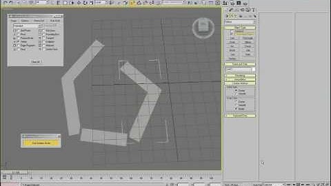 Outline geometry by spline in 3ds max and extrude it to editable poly