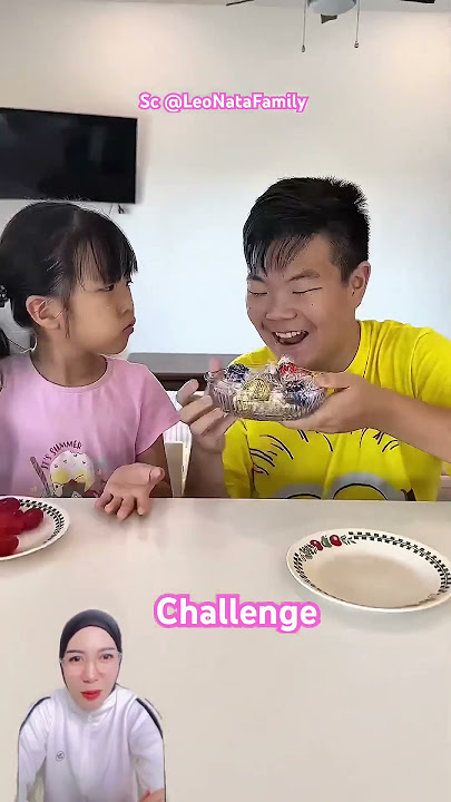 Don't cheat on the cherry eating challenge #funny #cute #candy #cutebaby #food