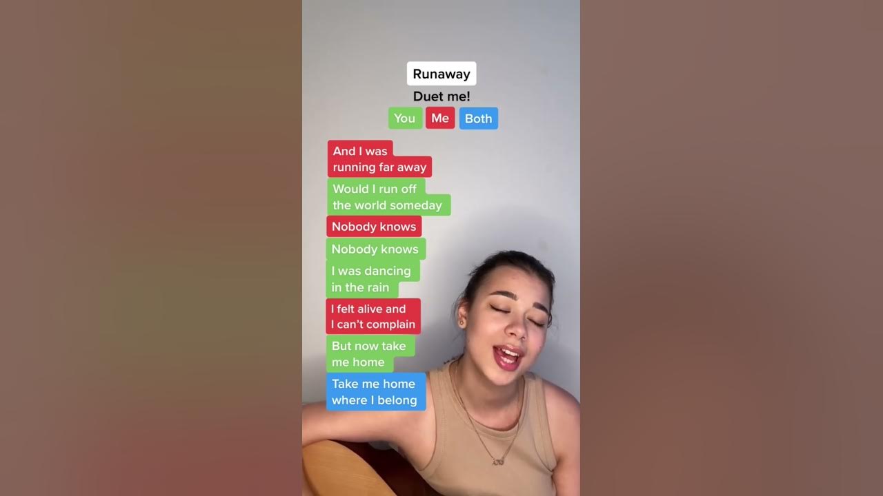 runaway - aurora 🎤 #karaoke #duet #runaway #aurora