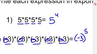 1.1 Day 1- Exponential notation