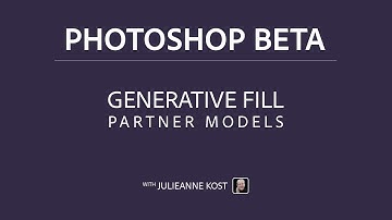 Photoshop Beta : Partner Models Added To Generative Fill Workflow