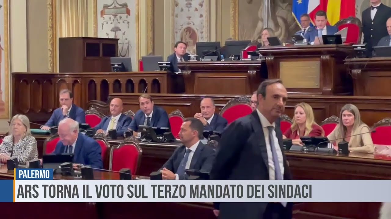 Palermo: ARS, torna il voto sul terzo mandato dei sindaci