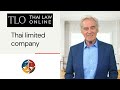 How to set up a thai company