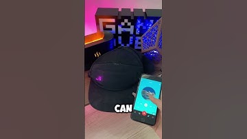 Elevate your style with a cool led hat #ledhat #creativediy #fashiontech
