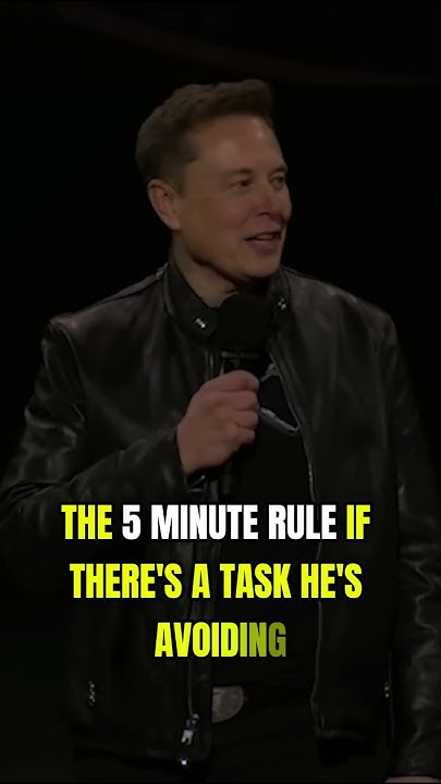 Elon Musk’s Simple Trick to Overcome Procrastination! #success #muskmindset #billionaire #