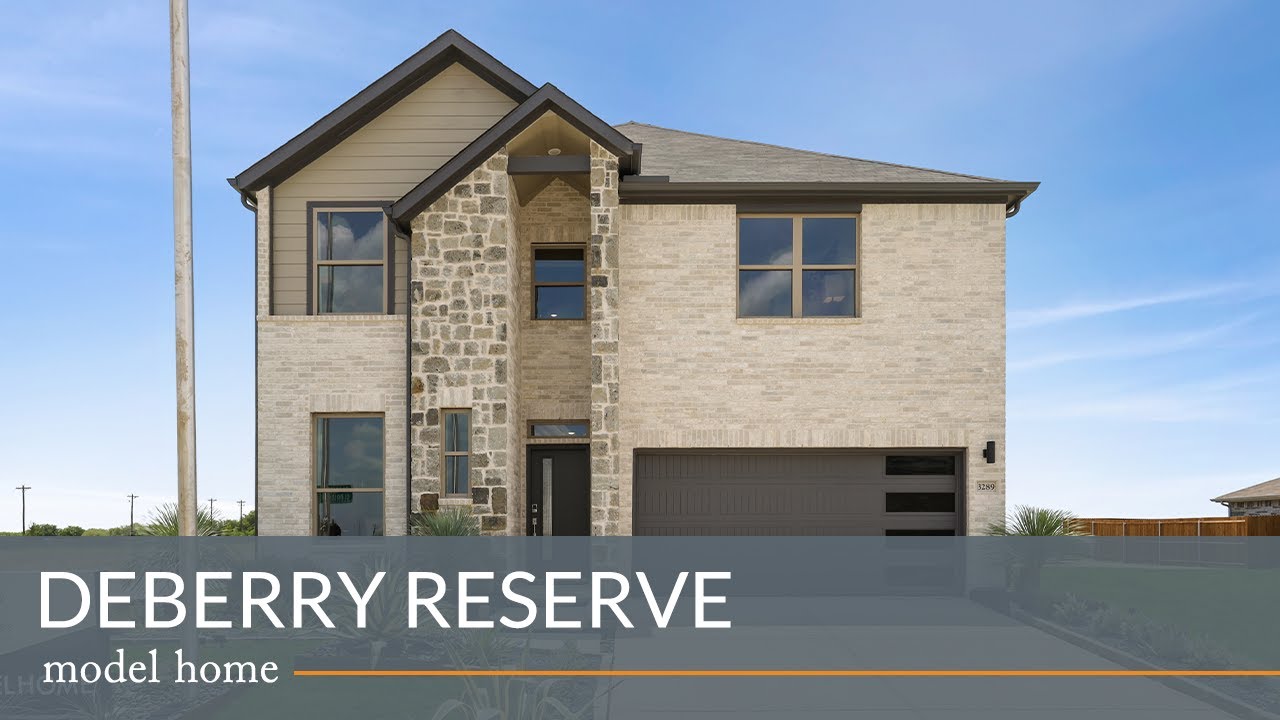 DeBerry Reserve Model Home Topaz Plan Royse City, TX YouTube