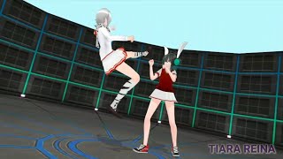 Mmd Fight Tiara Reina Vs Shiromi Torayoshi