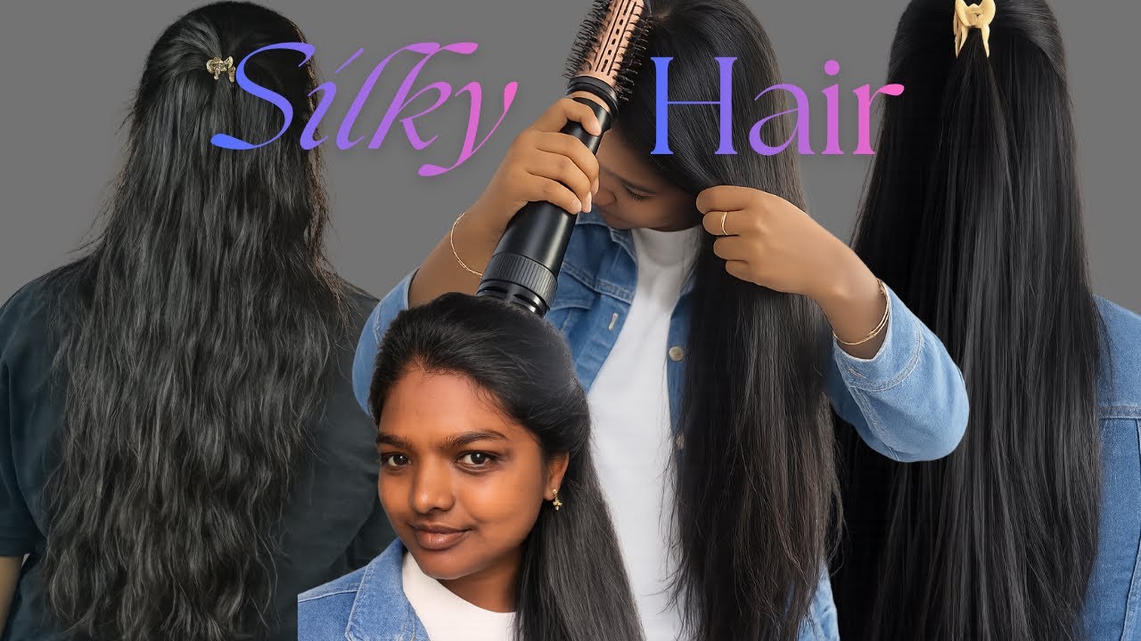 🥰Salon-Like Straight Hair at Home | Make Me Bold Hot Air Brush 😍 Silky Smooth Straight Hair at Home