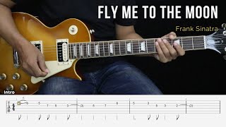 Fly Me To The Moon - Frank Sinatra - Instrumental Guitar Cover + TAB Resimi