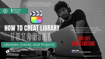 Final Cut Pro Quick Start: Create Libraries, Events, and Projects in 1 Minute!