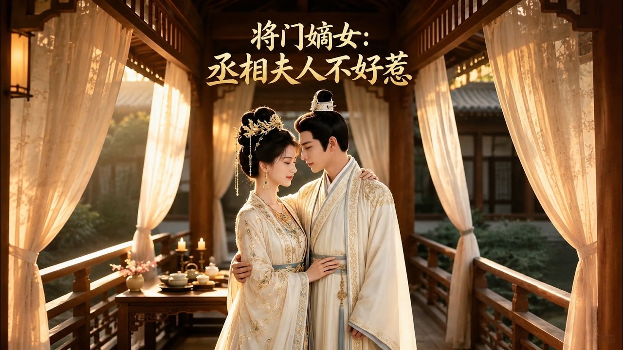 【完整版】AI短剧《将门嫡女:丞相夫人不好惹》飒爽将门嫡女奉旨嫁给清冷沉稳的少年丞相。初时两人相敬如宾,在三餐四季的相处中,他默默记下她的喜好,她陪他共渡朝堂风雨!#短剧 #完结 #蔓蔓書屋 #大结局 poster
