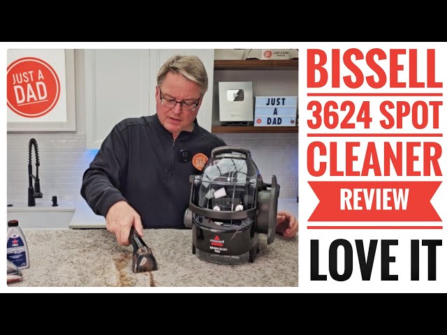 Works Great! Bissell 3624 Spot Clean Portable Carpet Cleaner