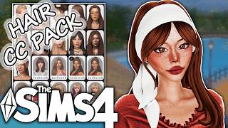 sims 4 maxis match FEMALE hair cc folder / ALL IN ONE CC PACK The Sims 4