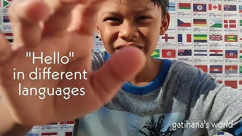 "HELLO" IN DIFFERENT LANGUAGES