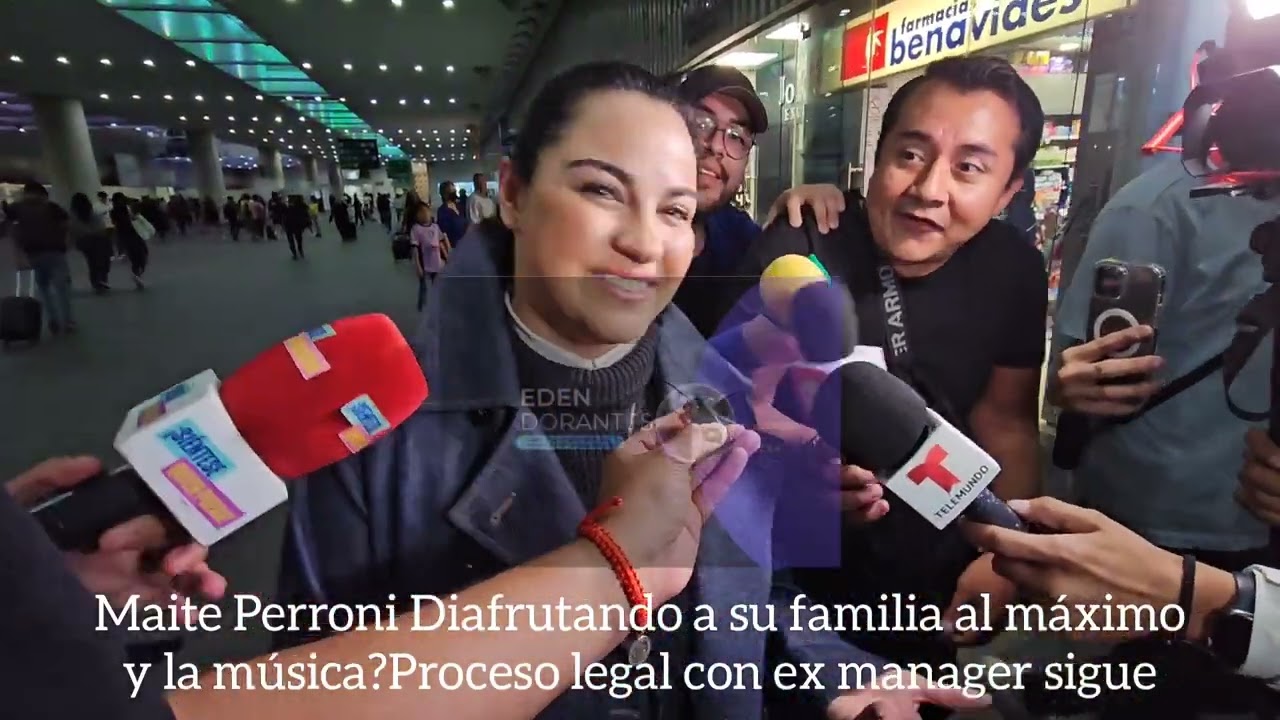 Maite Perroni Diafrutando a su familia al máximo y la música?Proceso legal con ex manager sigue