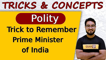 Examपुर Tricks And Concepts || Polity Tricks || By Chetan Sir || Prime Minister of India