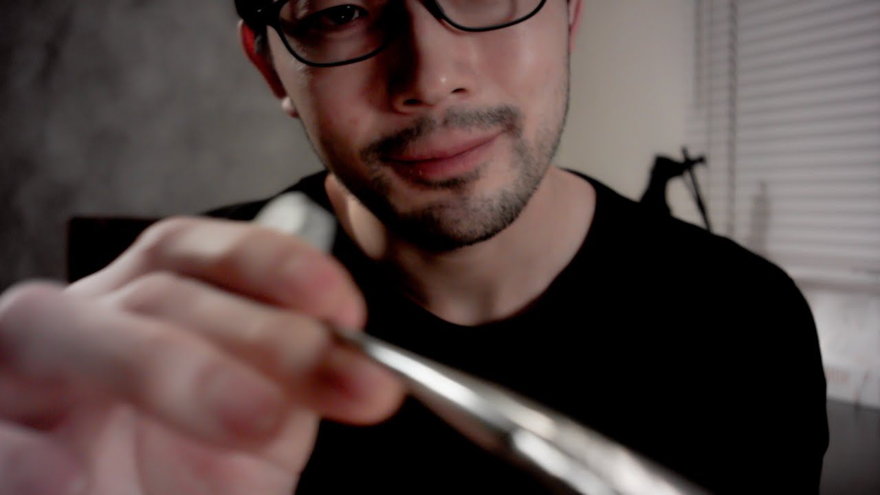 ASMR  脳神経外科 ① [顔面神経の検査]  ロールプレイ