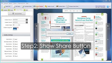 PUB HTML5 Tutorial Share Online Digital Magazine to Social Networks