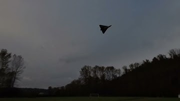 Test flight with thrust vector