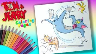 Coloring Book Tom & Jerry #LearningColoring #forKids Adventures of #TomAndJerry screenshot 3