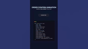 CSS Order Confirm Animation #shots #shortvideo #html #css