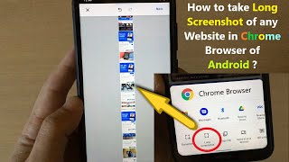 How to take Long Screenshot of any Website in Chrome Browser of Android ? screenshot 1