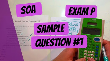 Exam P #1 | SOA Sample Questions