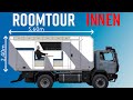 Expeditionsmobil Roomtour Innenraum Expeditions-LKW 4x4 Camper Allrad Fernreisemobil Weltreisemobil