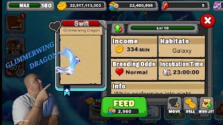 How to get the GLIMMERWING DRAGON #dragonvale #dragongamer #glimmerwingdragon