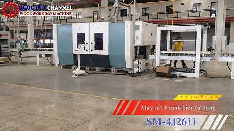 Máy cắt 4 biên tự động SM-4J2611 I Máy cắt 4 cạnh cửa tự động #Semac