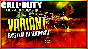 *OMG* WEAPON VARIANTS COMING TO BLACK OPS 4 - SIGNATURE, MASTERCRAFT VARIANTS & MORE! (BO4 VARIANTS)