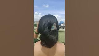 HOW TO MAKE LONGHAIR BUN  HAIRSTYLE / MY FAVOURITE BUN STYLE ......