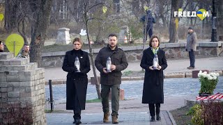 🔴 Владимир Зеленский, первая леди и Майя Санду почтили память погибших в ходе Революции Достоинства