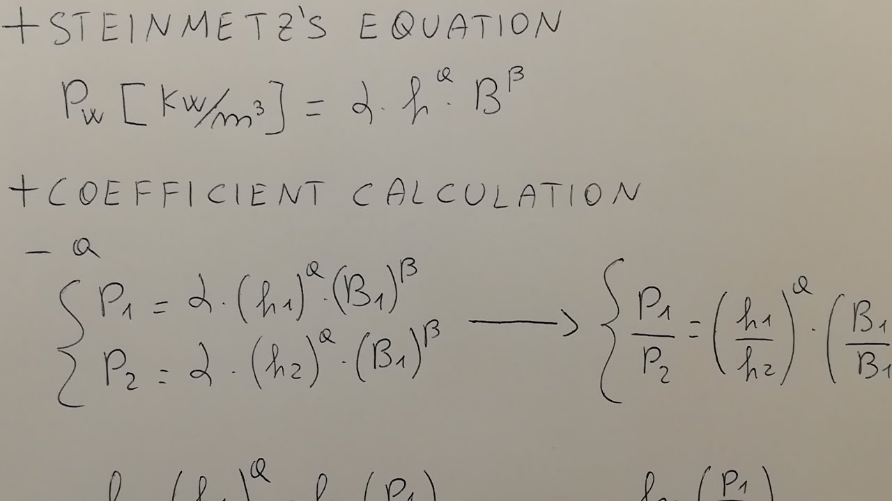 Power inductor design (Ep.5) Hysteresis core losses 78 YouTube