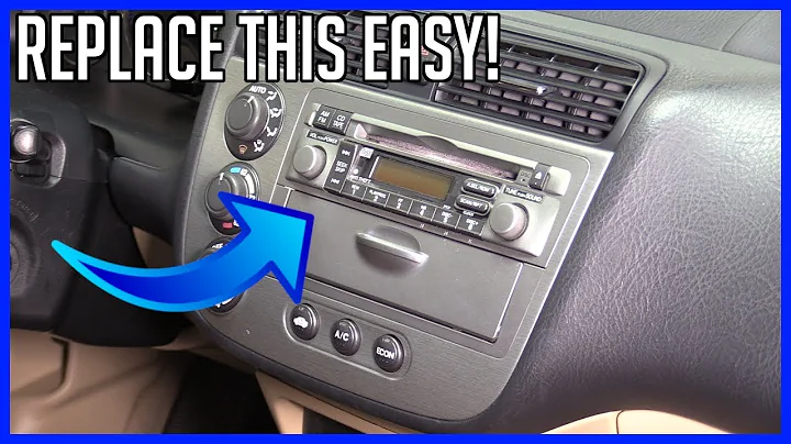 How to Replace Head Unit Radio Honda Civic 2001-2005 EASY!