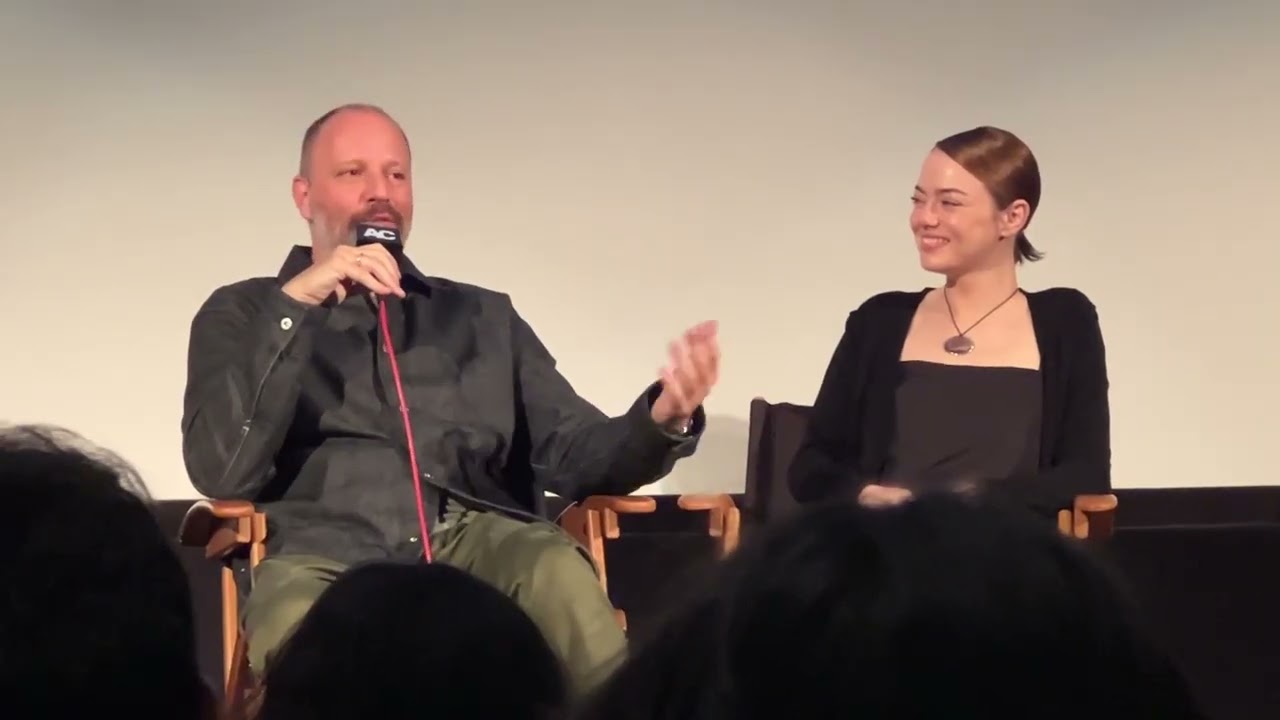 2025.10.23 BUGONIA Q&A with Yorgos Lanthimos and Emma Stone (Aero)