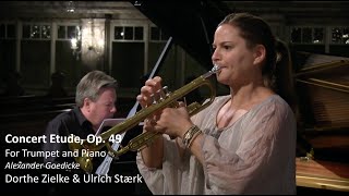 : Concert Etude op. 49 by Alexander Goedicke, Dorthe Zielke - trumpet, Ulrich Staerk - piano