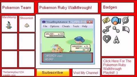 Pokemon Ruby Walkthrough part 10 - Bring It May!