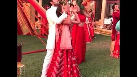 Parth and Niti performing HAMESHA song .. shooting video of Kaisi yeh yaariaan season 3