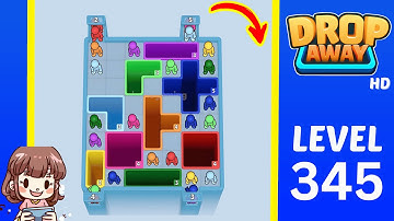 Drop Away Level 345 Solution Walkthrough