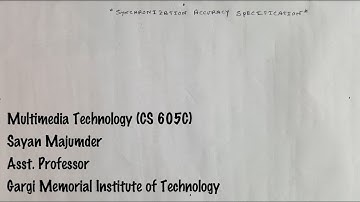 Multimedia Synchronization II